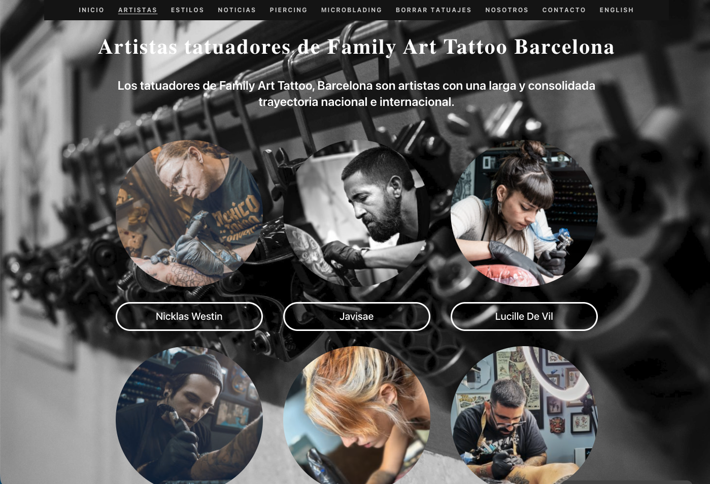 Family Art Tattoo — interior